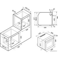 Электрический духовой шкаф Krona Adriano 60 BL G2