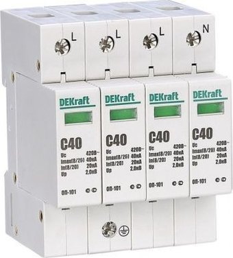 Ограничитель перенапряжения (разрядник) DEKraft 18018DEK