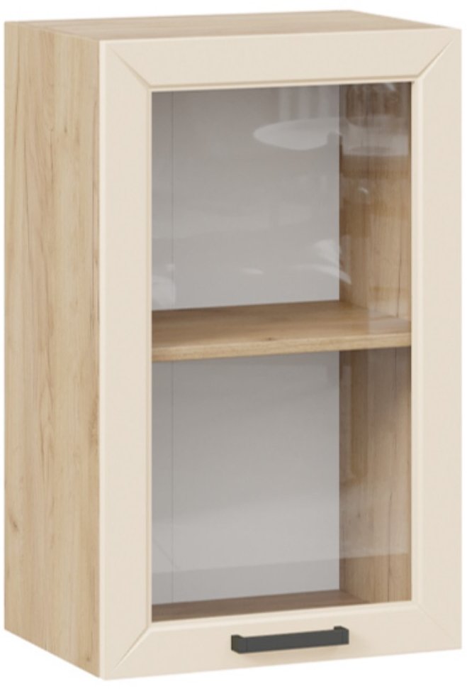 

Шкаф навесной Трия Лорас 1В45С (дуб крафт золотой/холст брюле)