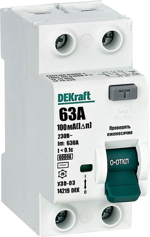 

Устройство защитного отключения DEKraft 14219DEK