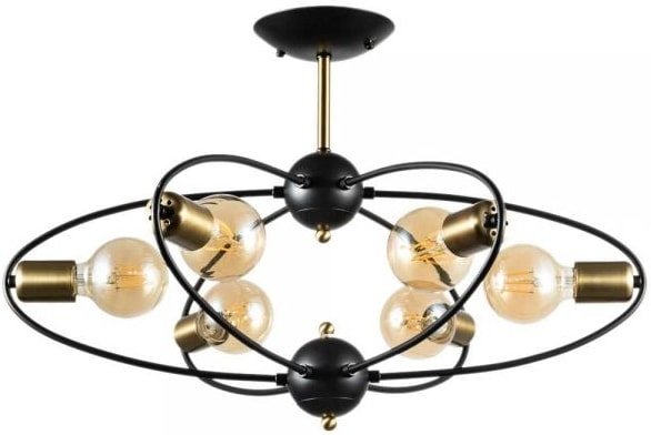 

Люстра средней высоты Arte Lamp Glasgow A1963PL-6BK