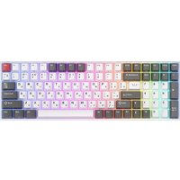 Клавиатура Royal Kludge RK100 RGB (белый/серый, RK Red)