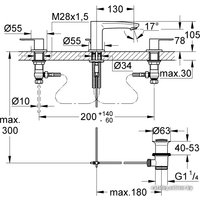 Смеситель Grohe Eurostyle Cosmopolitan 20208002