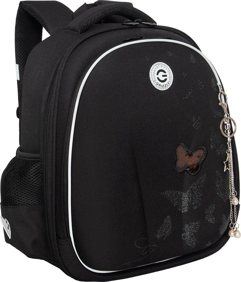 

Школьный рюкзак Grizzly RAz-586-7 (черный)