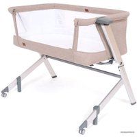Приставная детская кроватка Nuovita Accanto Dalia (хаки/серебристый)