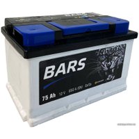Автомобильный аккумулятор BARS 75 R низк.+ (75 А·ч)