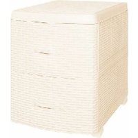 Комод Violet Ротанг 035526 (слоновая кость)