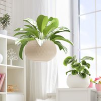 Вазон Альтернатива Жемчужина М8728 (7 л, белый)