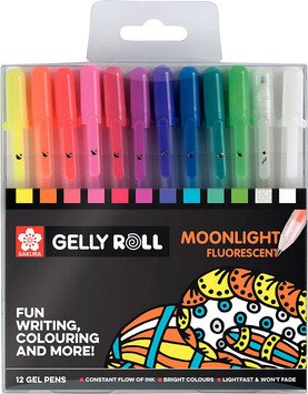 

Набор гелевых ручек Sakura Gelly Roll Moonlight Fluorescent POXPGBMOO12