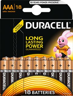 

Батарейка DURACELL AAA 18 шт.