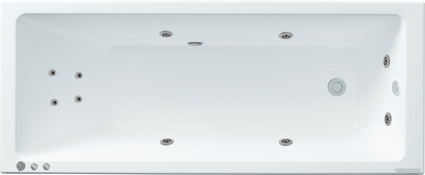Ванна Triton Аура 170x70 Стандарт Flat (с гидромассажем)