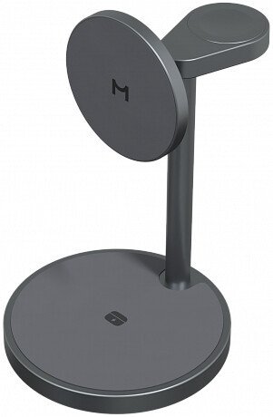 Беспроводное зарядное Magssory Base Pro Wireless Qi2 WCH012m (темно-серый)