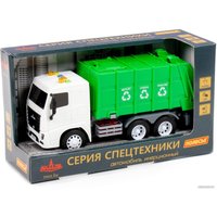 Грузовик Полесье Маз Коммунальный инерционный со звком и светом 94070