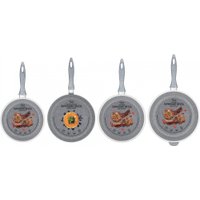 Набор сковород Elan Gallery Гармония вкуса 120570+4 (серый мрамор)