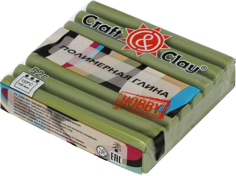 

Полимерная глина Craft&Clay полимерная глина CCH (52 г, 1066 фисташка)