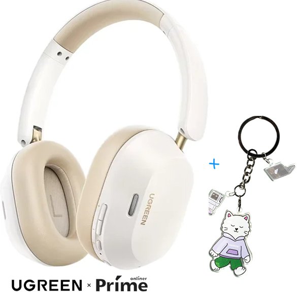

Наушники Ugreen HiTune Max5c (белый) + брендированный брелок Ugreen