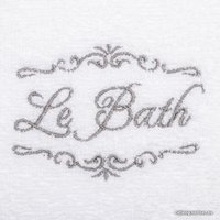 Набор полотенец Этель Le Bath 2 шт 5504005 (белый/серый)