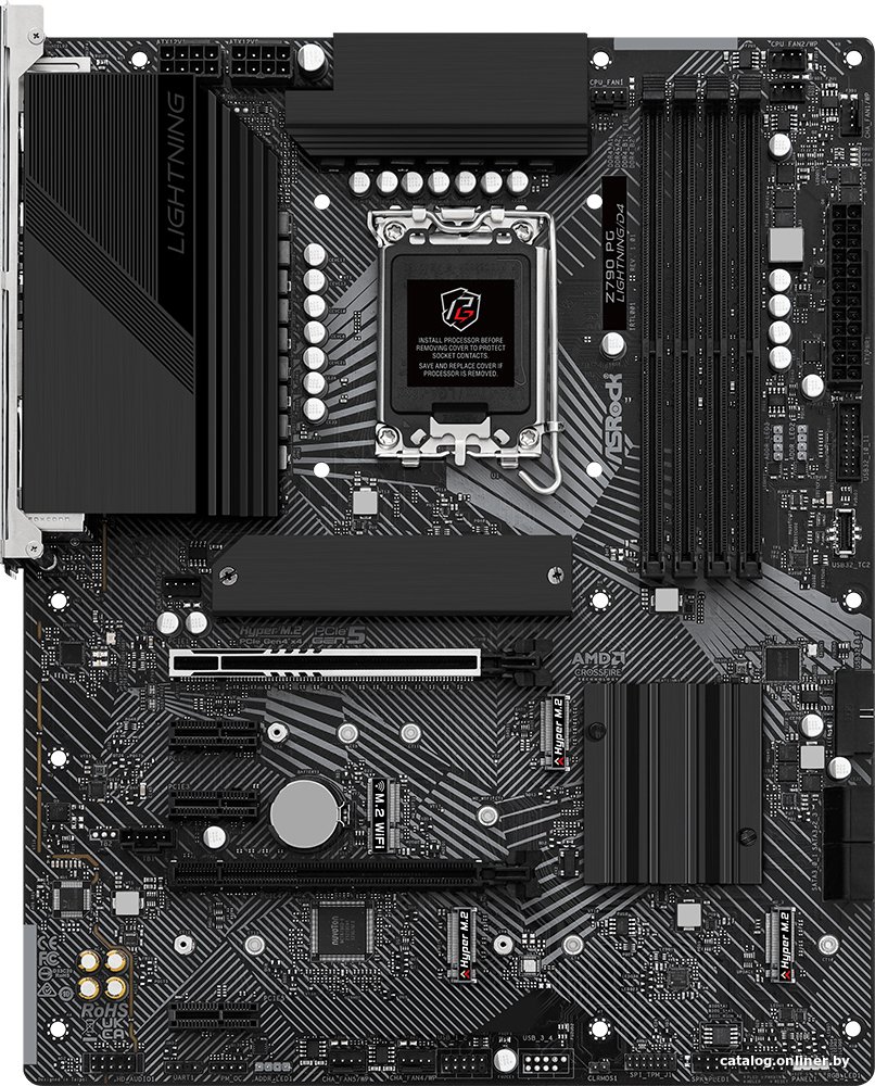 ASRock Z790 PG Lightning/D4 マザーボード LGA17 ASRock | Z790 PG Lightning/D4