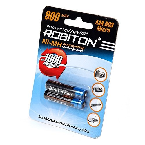 

Аккумулятор Robiton AAA 900mAh 2 шт.