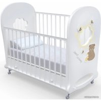 Классическая детская кроватка Nuovita Stanzione Honey Bear Swing (белый)