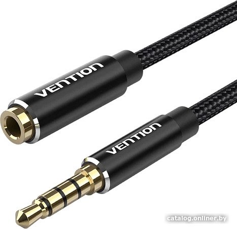 Кабель Vention BHCBJ 3.5 мм Jack - 3.5 мм Jack (5 м, черный)