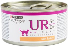 

Консервированный корм для кошек Pro Plan UR ST/OX Urinary с индейкой 0.195 кг