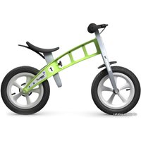 Беговел FirstBIKE Street с тормозом (зеленый)