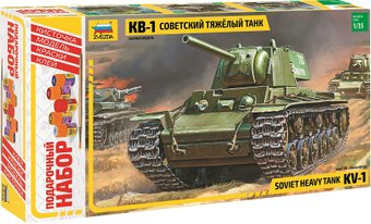 Сборная модель Звезда Советский танк КВ-1