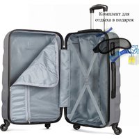 Чемодан-спиннер 4 ROADS 1389-L 77 см (графитовый)