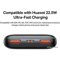 Внешний аккумулятор Baseus Bipow Pro Digital Display Fast Charge 10000mAh (черный)