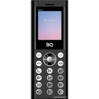 Кнопочный телефон BQ BQ-1858 Barrel (черный/серебристый)