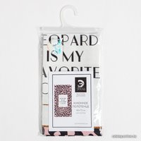 Полотенце Этель Leopard 5423079 (розовый/черный)