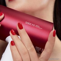 Фен Soocas H5 (с переходником на евровилку, красный)