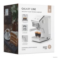 Рожковая кофеварка Galaxy Line GL0756 (белый)