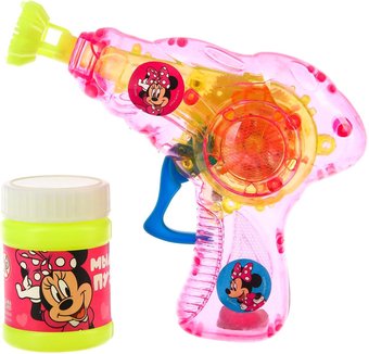 Пистолет для создания мыльных пузырей Sima-Land Единорог Пистолет световой Микки Маус и его друзья 7603415