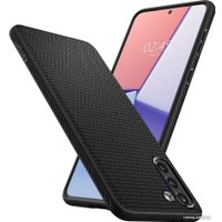 Чехол для телефона Spigen Liquid Air для Galaxy S21 ACS02422 (черный матовый)