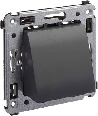 Вывод кабеля DKC Avanti 4412983 (черный матовый)