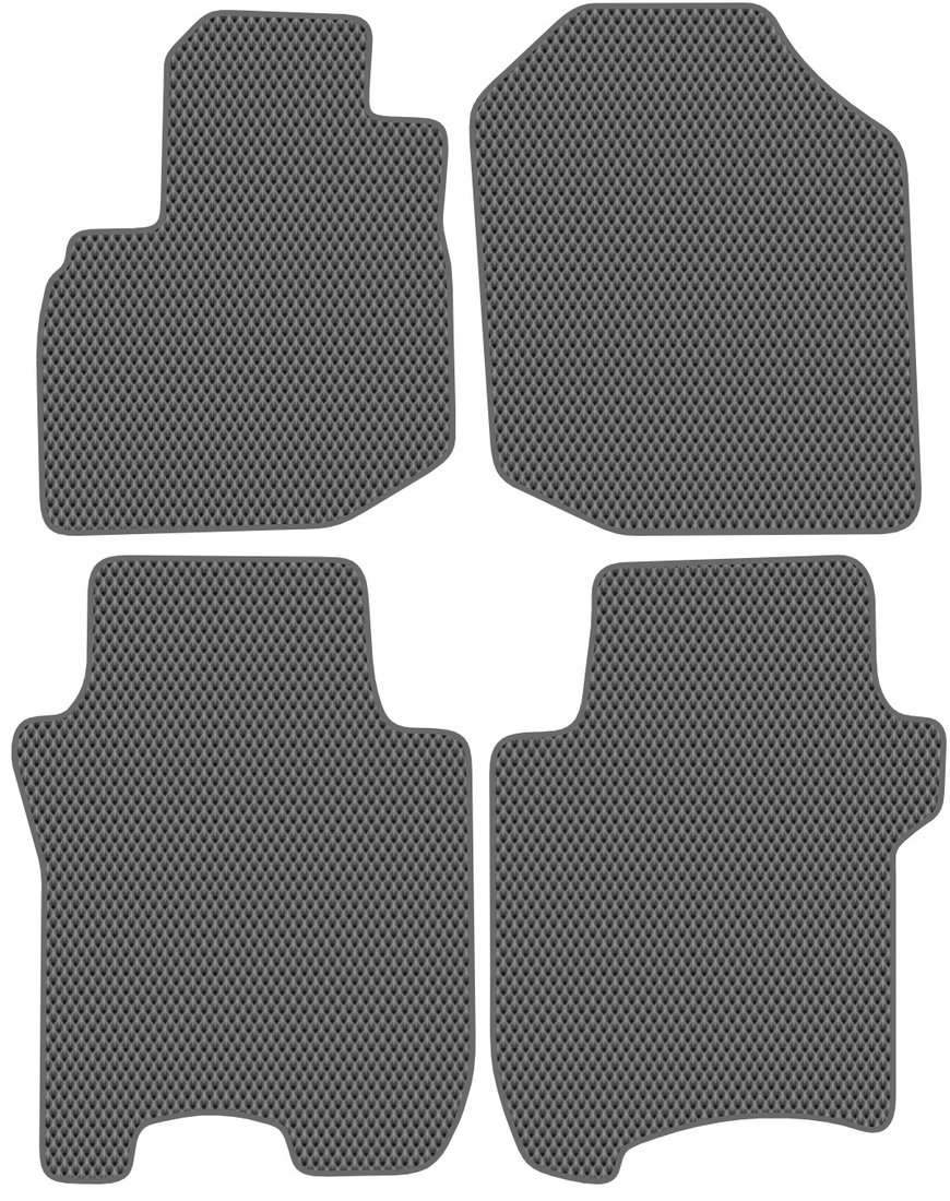 

Комплект ковриков для авто Alicosta Honda Jazz II (хэтчбек 5 дв / GG) 2009 - 2013 (серый, ромб)