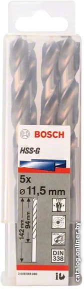 Набор сверл Bosch 2608595080 (5 предметов)
