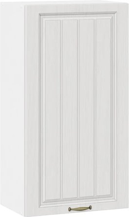 

Шкаф навесной Трия Лина 1ВВ5 с одной дверью (белый/белый)