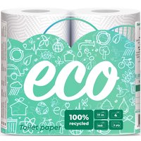 Туалетная бумага Sipto Eco двухслойная (4 рулона)
