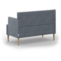 Диван Mio Tesoro Киус с подушками (микровелюр/темно-серый №22)