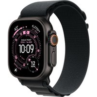 Умные часы Apple Watch Ultra 3 LTE 49 мм (титановый корпус, черный/черный, текстильный ремешок размера S)