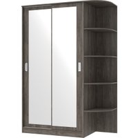 Шкаф-купе Кортекс-мебель Лагуна ШК04-02 (орех элия, правая консоль)