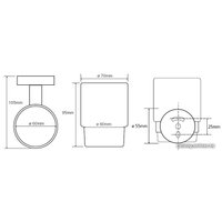 Набор для туалета Bemeta Omega 204601