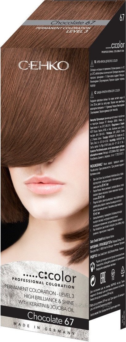 

Крем-краска для волос C:EHKO C:Color 67 (шоколад)