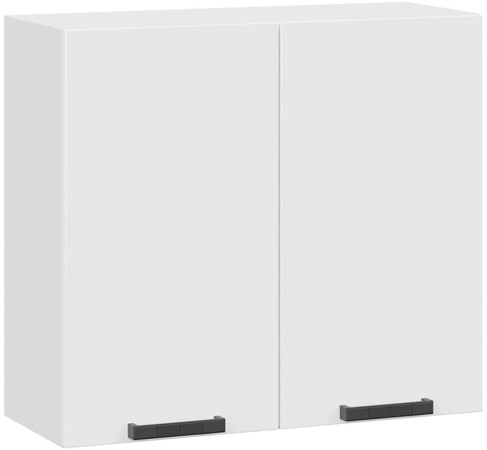 

Шкаф навесной Трия Детройт 1В8 исп. 2 (белый/белый глянец)