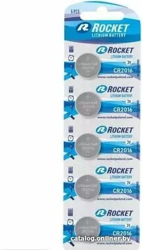 Батарейка Rocket СR2016 5BL 5 шт