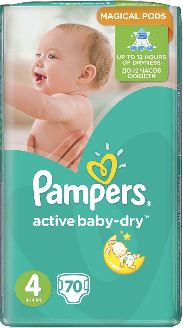 

Подгузники Pampers Active Baby 4 (70 шт)