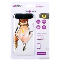 Внешний аккумулятор Hiper EP6600 (леди кот)